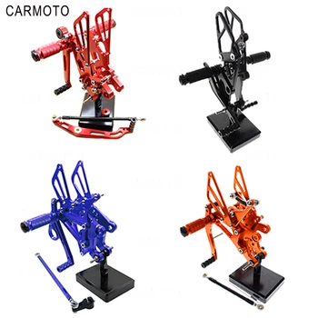 

Full CNC aluminum Motorcycle footrest footpeg Rearset pedal Rear sets Rear Set For YAMAHA YZFR12015-17 RC150LC15 rear pedal asse