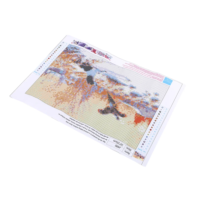 Picture Color Full Diamond Diy Stick Drill Cross Stitch Snow Day Puppy Chasing Pheasant Hot Explosion Diamond Painting