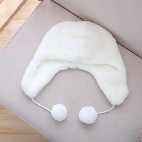 Girl Plush Милые плюшевые шапочки с наушниками в виде лягушки для девочек; Шапка; головной убор; теплые наушники; реквизит для косплея; пушистые шапочки; шапка; Skullies; подарки на день рождения - Цвет: Girl Plush