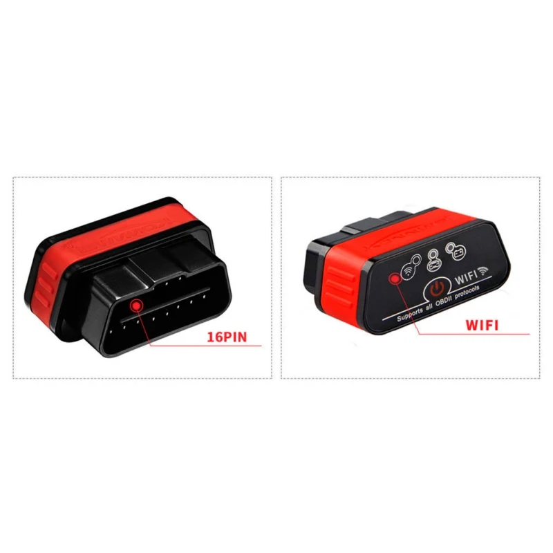 Автомобильный диагностический инструмент KW901 ELM327 OBD2 Bluetooth KW 901 ELM 327 Wifi для Android / IOS1|
