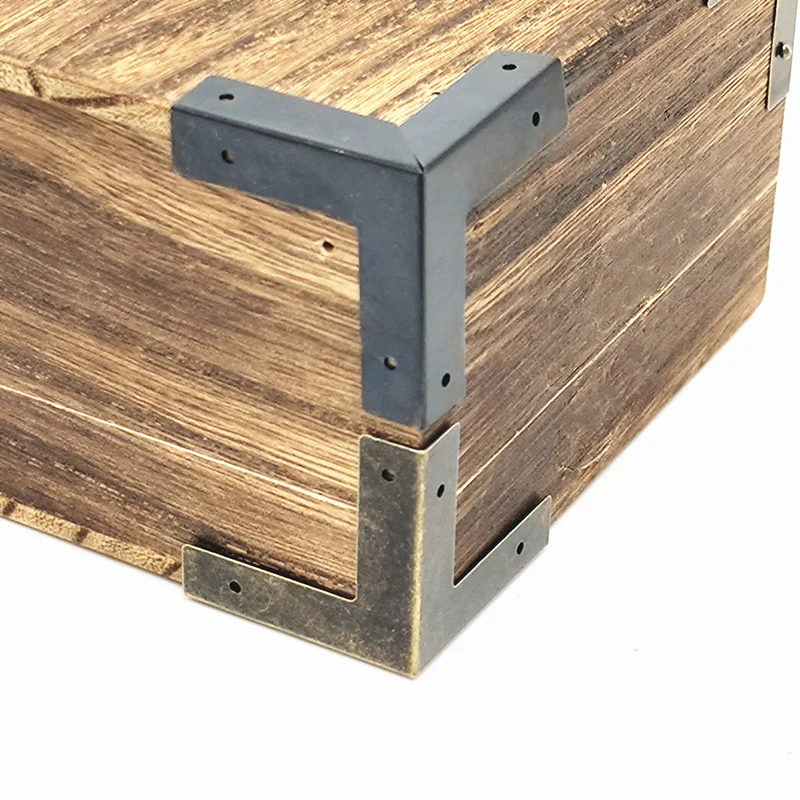 8Pcs Wooden Box Corner Protectors Antique Bronze