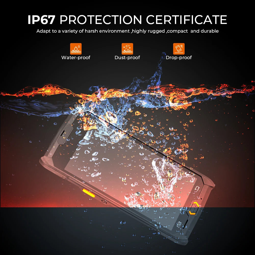 ISSYZONEPOS прочный КПК Беспроводной сканер штрих-кода ручной терпинал POS Android 6,0 4G мобильный терминал данных 2D сканер штрих-кодов