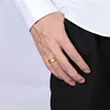 Somen New Arrival Classic Men Ring Gold Color 6mm 8mm Width Tungsten Carbide Unisex Luxury Wedding Band Simple Ring Jewelry 5