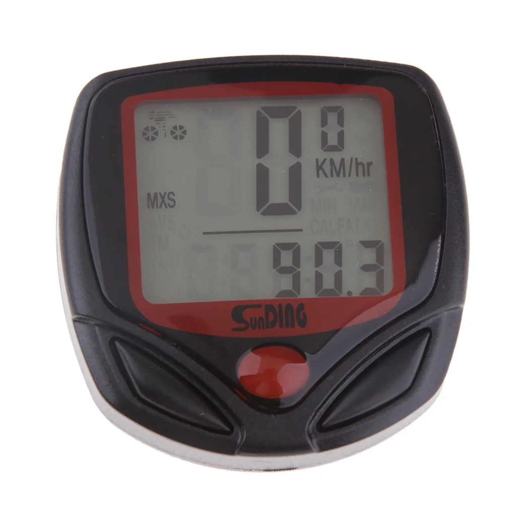 Waterproof Motorcycle Odometer Speedometer Tachometer Gauge LCD Digital Kit