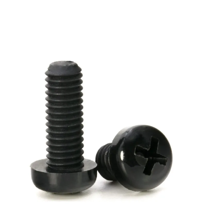 

1000Pcs Black nylon screw M3M4 insulated cross head small plastic screw plastic bolt screw