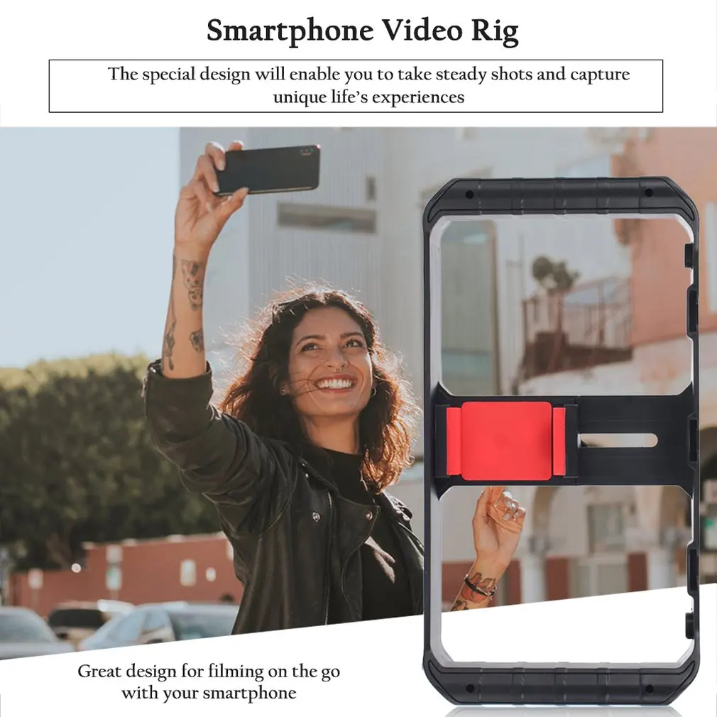 Смартфон видео Риг Ulanzi кино запись Vlogging Риг телефон Фильмы крепление стабилизатор аксессуары для смартфонов