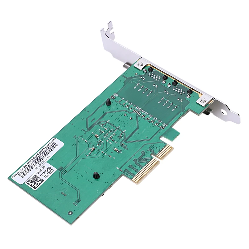 Горячая-сетевая карта для Intel82575 сервера чипсет Gigabit Pci-Express сетевая карта 1000M Pci-E двойной Rj45 порт Nic адаптер
