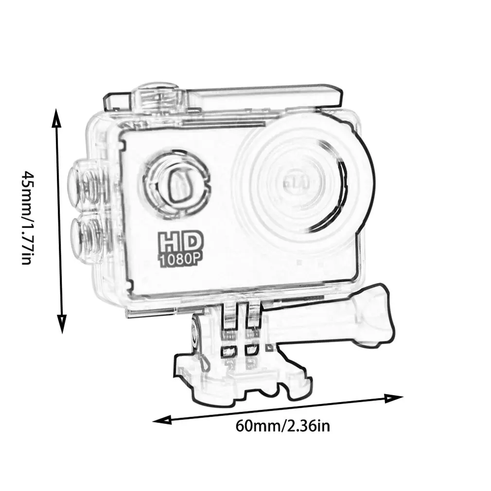 2.0 INCH Dual Screen WiFi Sports DV Action Camera Waterproof Camera
