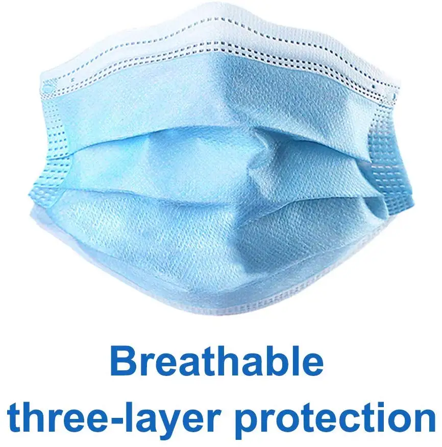 

Disposable three-layer breathable protective mask