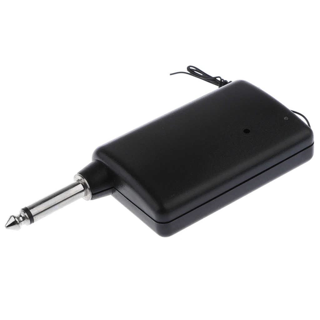

6.35mm Lapel Tie Clip Microphone+Transmitter Receiver for Broadcasting Sound Recording
