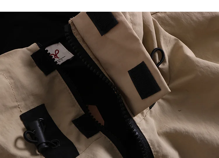 

NL10 Workwear Coat Youth Autumn Clothing Men And Women Harajuku BF Loose-Fit Popular Brand Raincoat Jacket