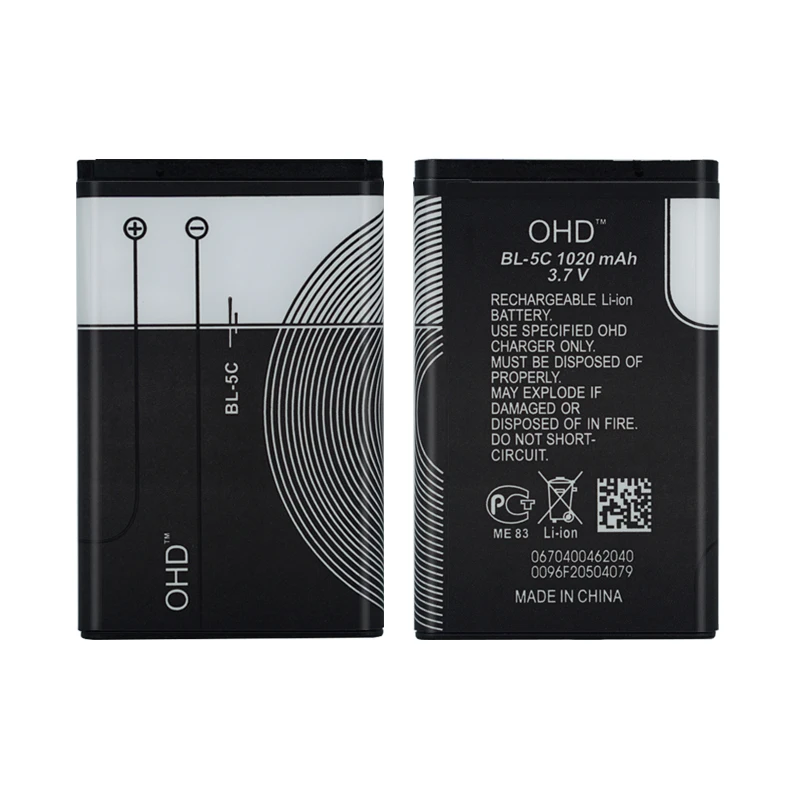 10 шт. высокое Ёмкость телефон Батарея BL-5C BL-5CB BL-5CA BL-4C BL-5B BP-6X для Nokia Bl 5C 5CB 5CA 5B 4C BP 6X батареи