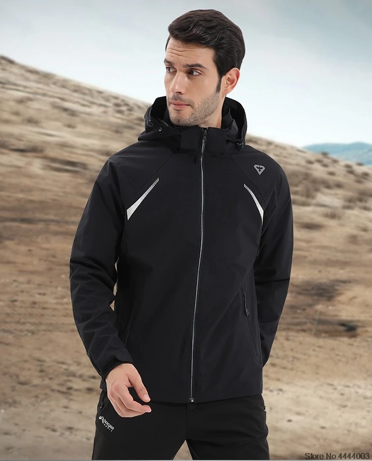 Man Softshell Hiking Jackets Waterproof Ski Hiking Mountain Jacket Coats Man Tactical Windbreaker Coat Top Quality AA52089
