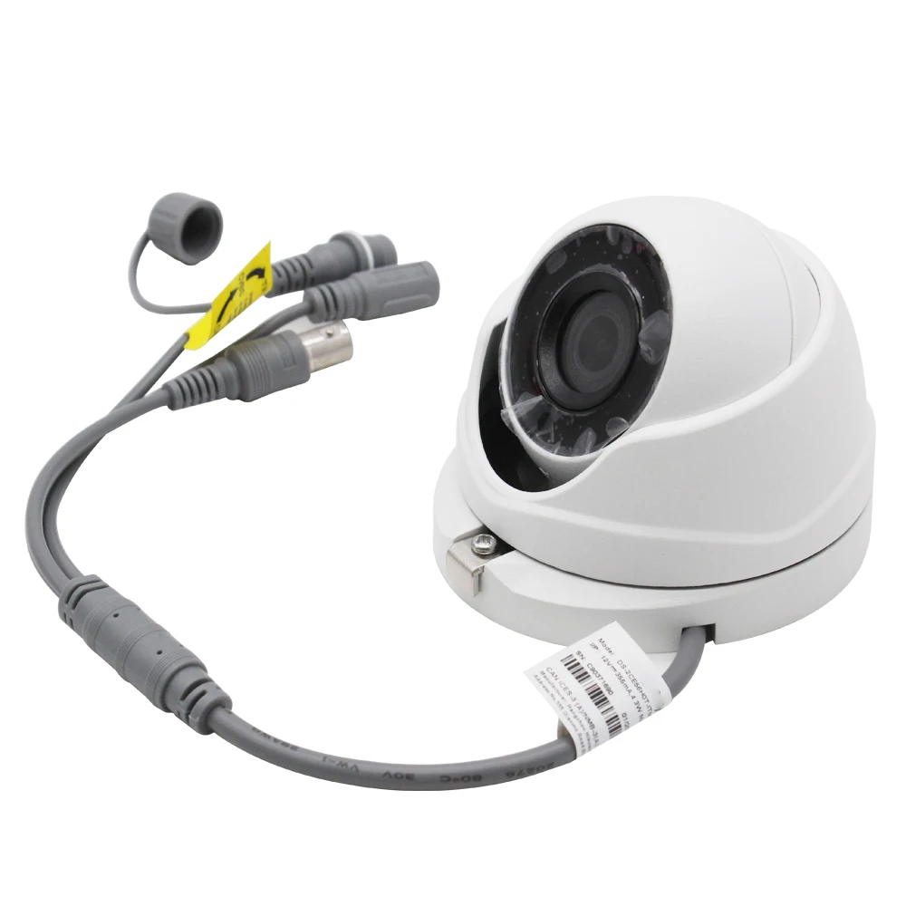 Hikvision DS-2CE56H0T-ITMF 5 мегапиксельный с фиксированным объективом аналоговая револьверная камера для дома/улицы видео выход IP67 IR 20m