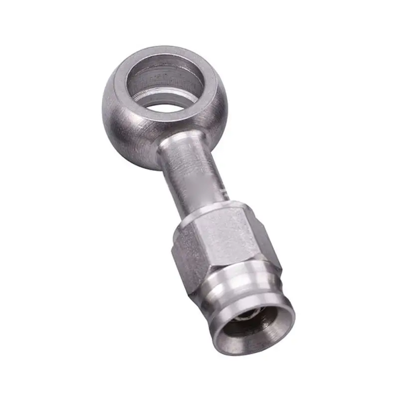 AN3 10mm Stainless Steel Brake Hose Fitting Ends Adapter for Car Auto Motorcycle 87HE