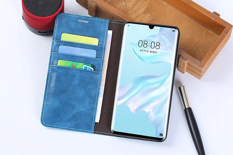 Флип Чехол Для huawei P10 P20 P30 Lite Коврики 10 20 Pro Y6 Y9 P smart масло воск текстура чехол для Honor 8X 7X 7a 9 9X10 20 lite