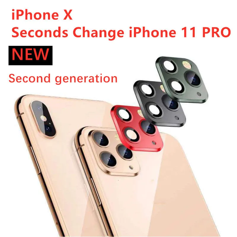 Для iPhone X XS MAX объектив камеры секундная Замена для iPhone 11 наклейка на рассеиватель XSMAX модифицированный 11PROMAX Explosion модифицированный чехол для объектива