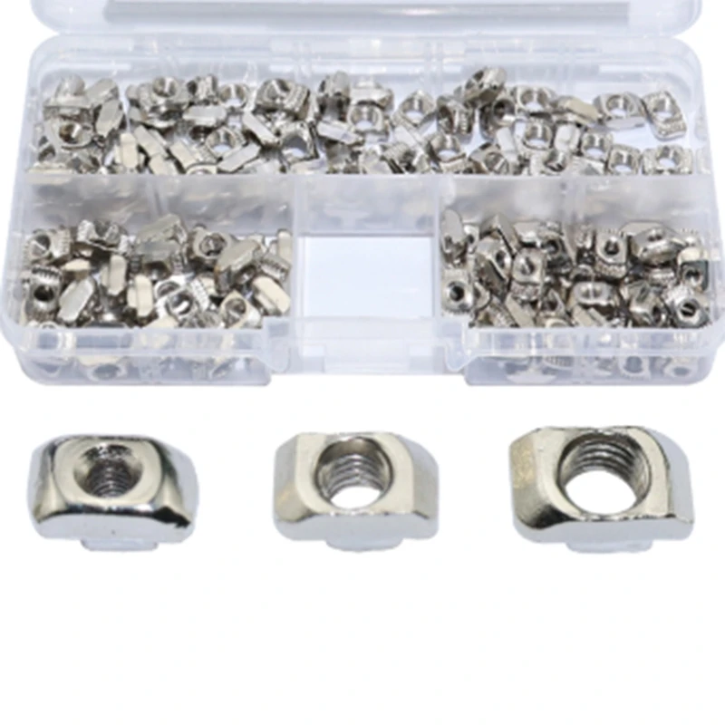 NEW-160Pcs T набор гаек наборы M3 M4 M5 для 2020 алюминиевый профиль т слот гайка т болт т капля головка молотка гайка