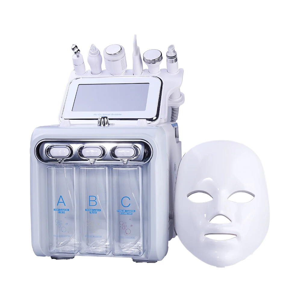 Профессиональная 7 в 1 гидравлическая дермабразия Aqua Peel Clean Skin Care BIO светильник RF
