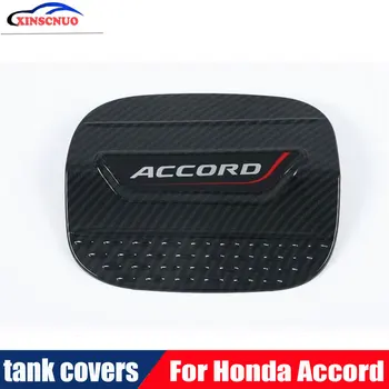 

Metal Outside Oil filler door Fuel tank cap For Honda Accord Fuel tank covers outer cover Filler cap