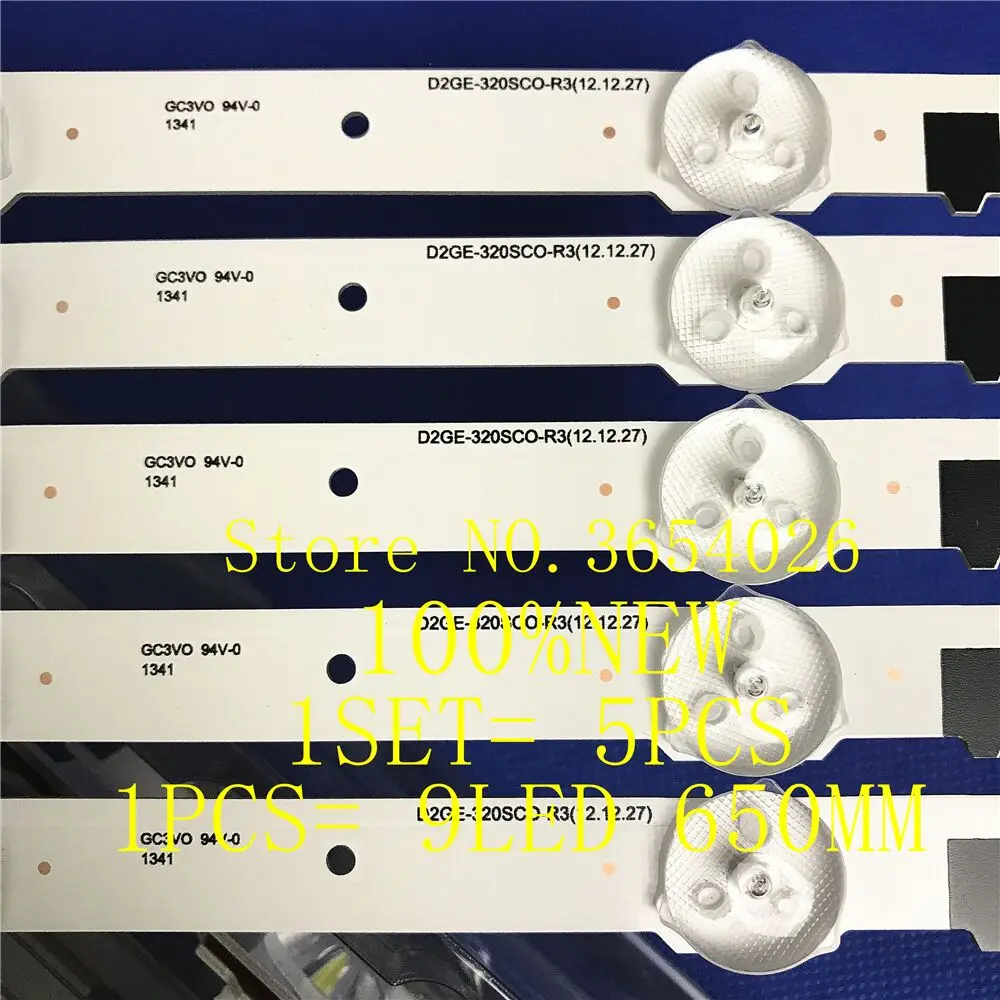 Новинка для samsung 2013SVS32H Ue32f5000 D2GE-320SCO-R3 UA32F4088AR UA32f4100AR подсветка люмен D2GE-320SC0-R3 650 мм 9LED 32 дюйма