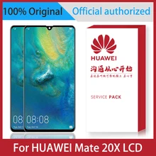 Pantalla FHD 7,2x1080 Original de 2244 pulgadas para Huawei Mate 20X, montaje de digitalizador LCD con pantalla táctil, piezas de reparación con marco