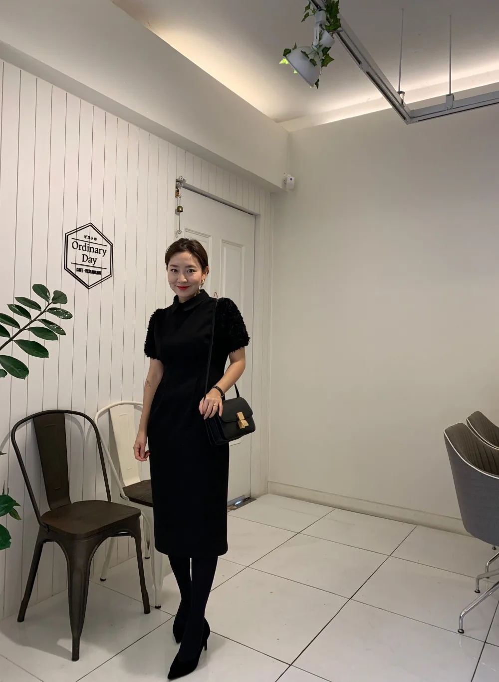 WHITNEY WANG весеннее Модное Элегантное 3D Цветочное платье миди с пышными рукавами женское офисное платье