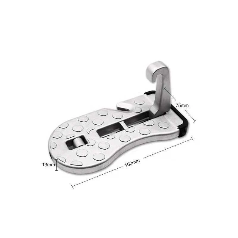 Pedal de paso plegable para puerta de coche, enganche Universal