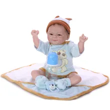 Bebe Reborn Младенцы реалистичные силиконовые куклы 45 см, Новое поступление реалистичные детские игрушки Reborn для ребенка подарок на день рождения