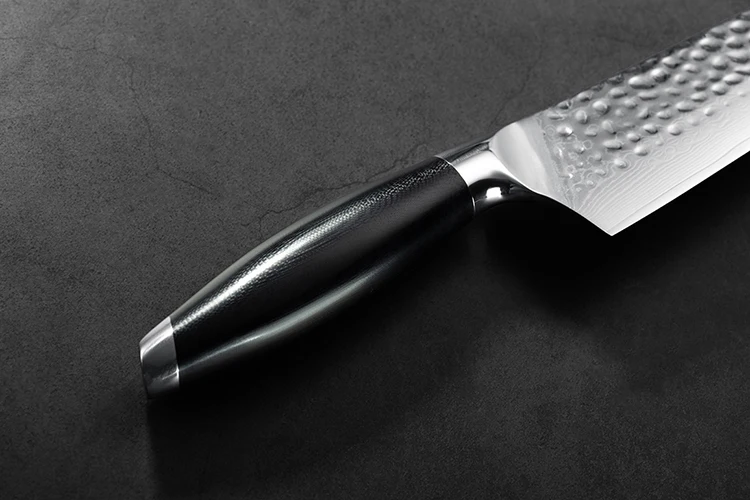 Профессиональные ножи Набор дамасской стали шеф-повара нож для чистки фруктов приготовления нарезки Кливер резки дамасских ножей мяса овощей