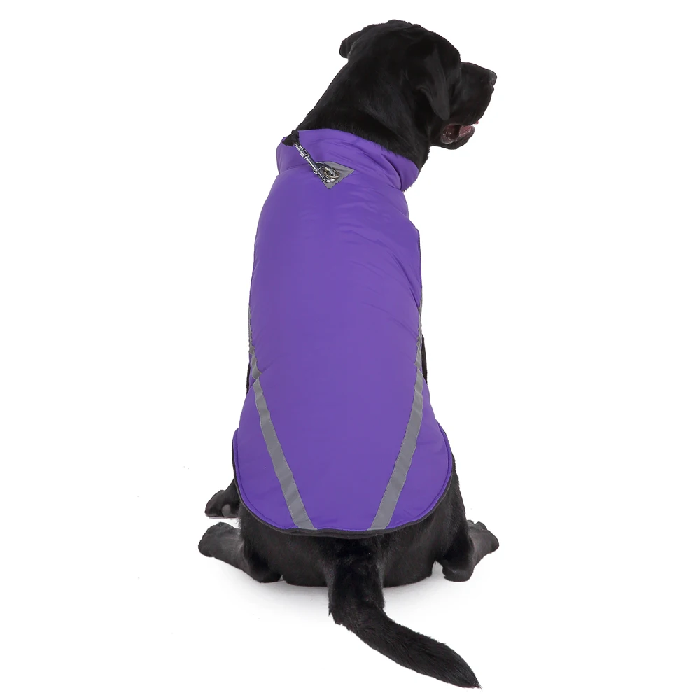 purple Hoomall ветрозащитный костюм для животных, Осень-зима, жилет для собак, теплая одежда для собак, пальто для маленьких и больших французских собак - Цвет: purple