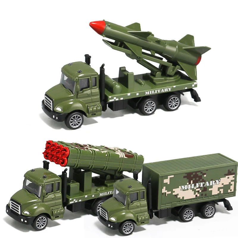 

1:64 Scale Simulation Military Truck Armed Armored Car Model Alloy Diecasts & Kids Toy Vehicles Birthday Gift For Children S1053