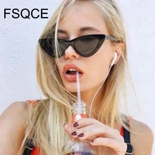 Ретро Солнцезащитные очки женские кошачий глаз треугольные солнечные очки милые женские сексуальные винтажные Ретро очки модные солнцезащитные очки Oculos UV400 Jenner