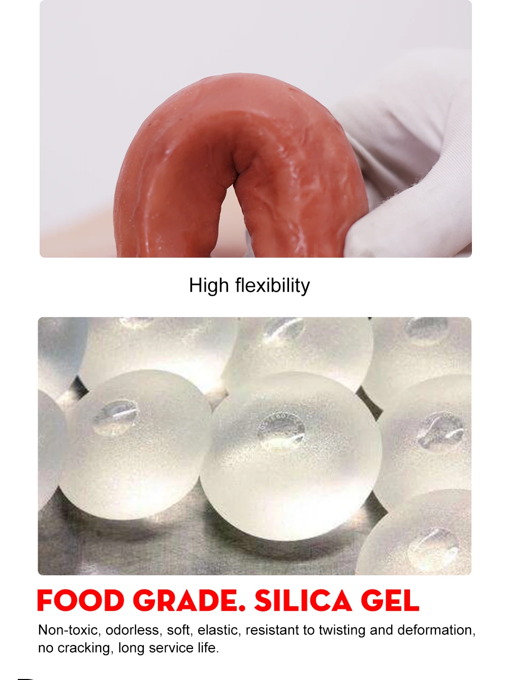 Eyung New 206.5 CM Mushroom Type Big Dildo No Vibrator Realistic Huge Horse Dildos Panties With Penis Adult Toys For Men Woman (5)