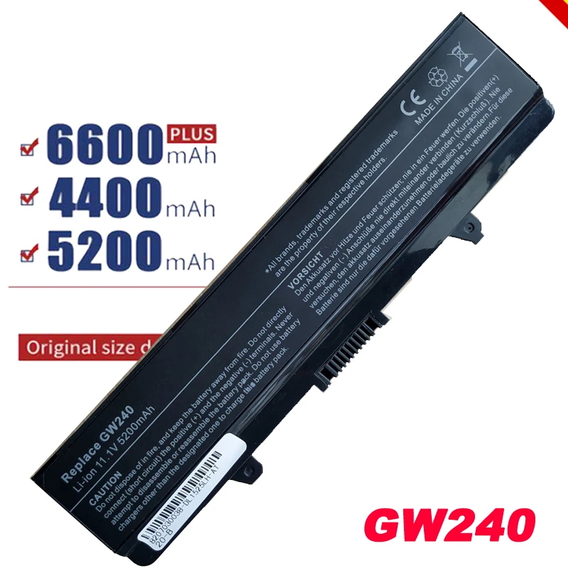 Сменный аккумулятор для ноутбука Dell Inspiron 1525 GW240 HP297 RN873 XR693 1545 Аккумулятор