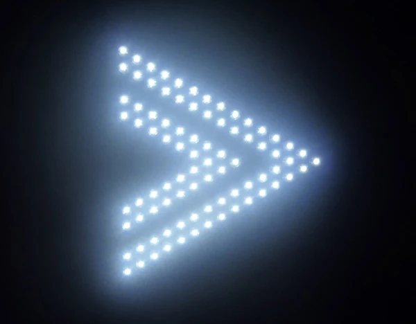 84 led Автомобильный задний поворотник светодиодный индикатор подсветка яркая светящаяся табличка Левая Правая стрелка дневной ходовой свет - Испускаемый цвет: Белый