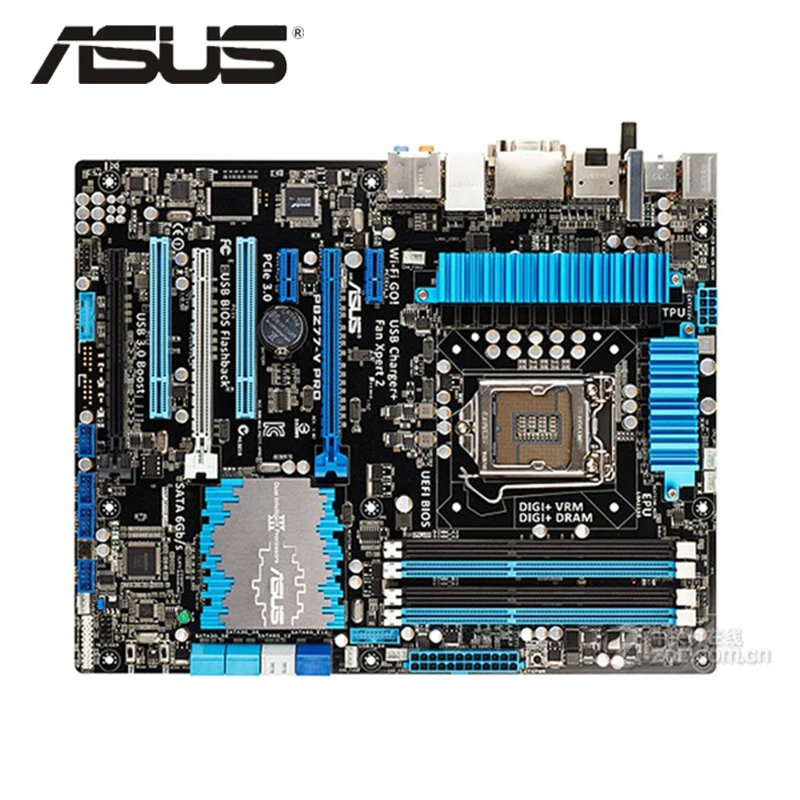 LGA 1155 Оригинал ASUS P8Z77 V Pro 1600 МГц DDR3 Материнская плата по стандарту ATX 32 Гб PCI E X16