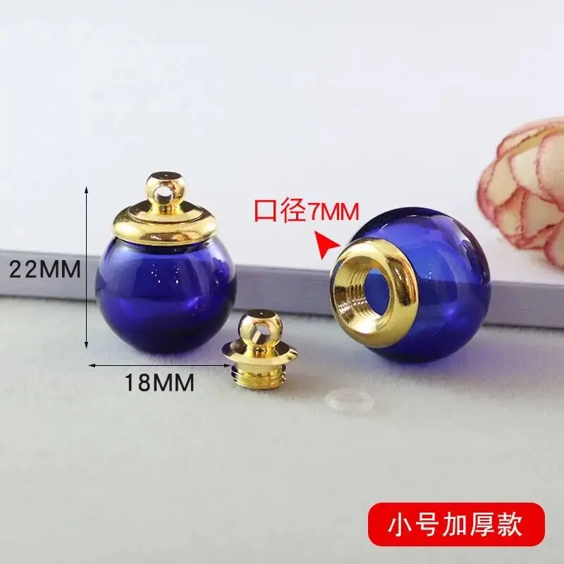Mix Preglued Screw Cap Glass Globe Pendant Necklaces With Rubber Seal Tiny Glass Globes glass vial pendant Diy Finding glass bottles,mini glass bottles