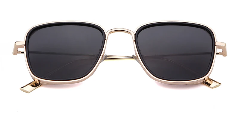 C2 gold gray SORVINO 90S солнцезащитные очки Женские Ретро мода маленькая Прямоугольная оправа кошачий глаз тонкие тени женские - Цвет линз: C2 gold gray