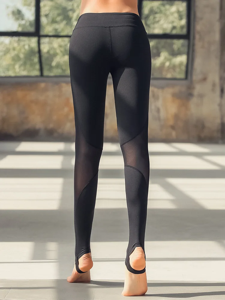 

Yoga Pantyhose Exercise Quick-Dry Fitness Shapewear Sports Gauze Women's Slim Fit Summer Yoga Pants Tight Bottom Pants