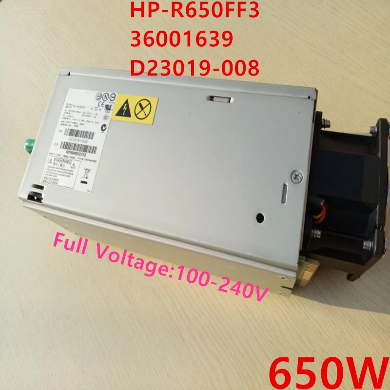 

Almost New Original PSU For Lenovo T350 R350 G6X 650W Switching Power Supply HP-R650FF3 36001639 D23019-008