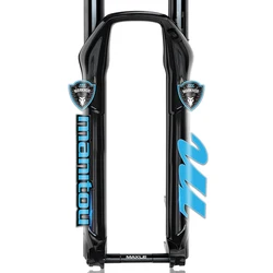 Vibrant Bicycle Front Fork Decals - Stylish Bike Accessory Stickers (Blue)