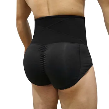 

Minifaceminigirl Men Waist Enhancing Body Shaper High Waist Butt Lifter Butt Hooks Padded Slimmer Underwear Panty Shapewer