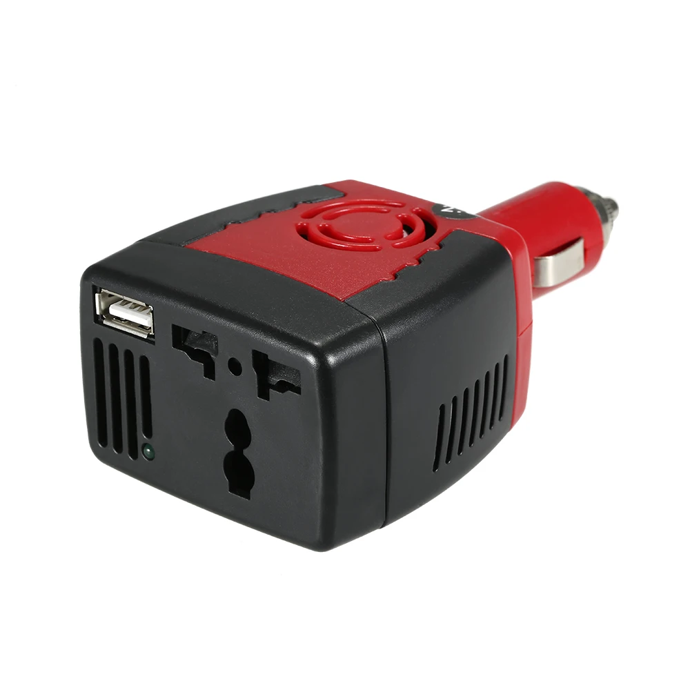 KKMOON 150W DC 12V в AC 220V инвертор Авто преобразователь напряжения Автомобильный Инвертор адаптер с прикуривателем