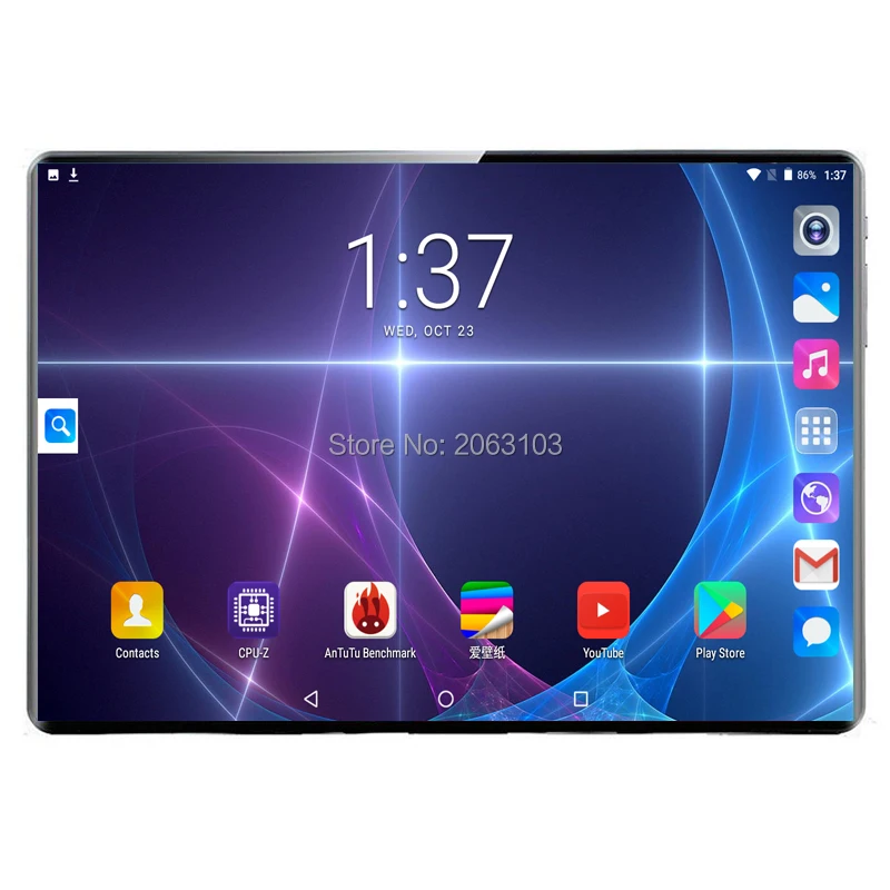 Новый 2.5D двойной закаленное стекло 4G LTE 10 дюймов планшетный ПК ядер 8 ГБ + 128 rom ips