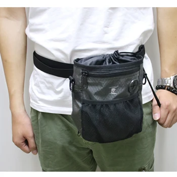 

Multi-functional Pet Bag Outdoor Training Waist Bag Pet Dark Grey Snack Wast Smartphone Pouch