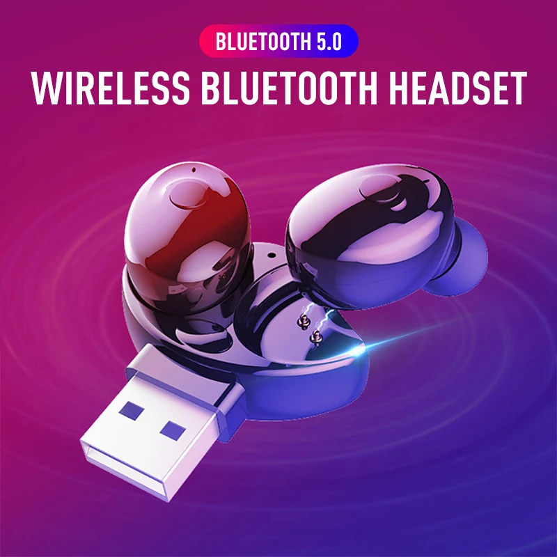 XG-17 TWS Bluetooth 5,0 гарнитура мини беспроводные наушники спортивные стерео наушники с микрофоном для iPhone samsung IOS и