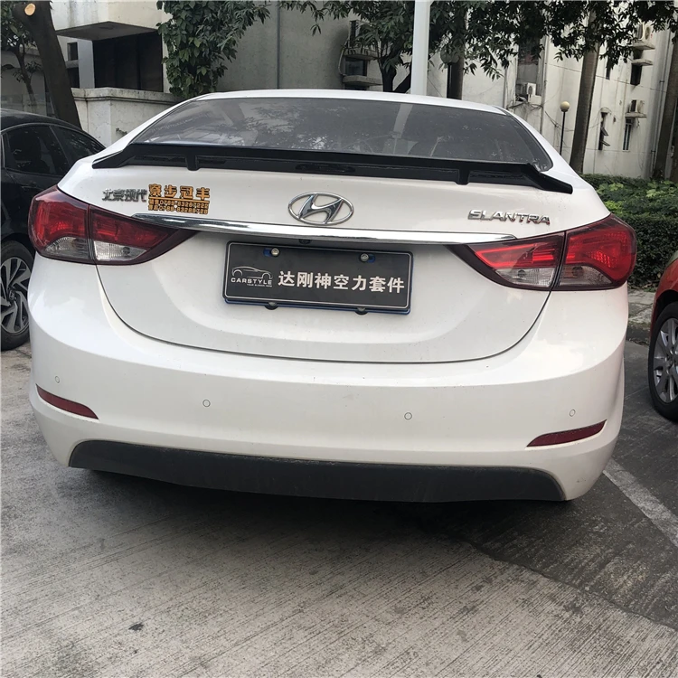 Спойлер для HYUNDAI Elantra 2012 2015 спойлер из высококачественного АБС материала заднего