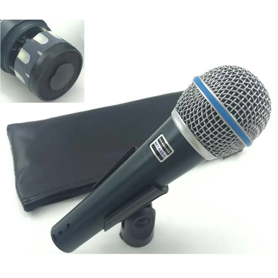 Супер кардиоидный микрофон, динамический вокальный проводной микрофон, профессиональный Beta58A Beta 58A 58 A Микрофон для караоке, микрофон