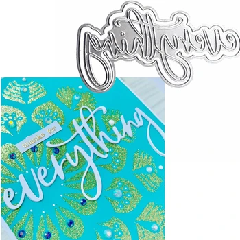 

Everything Word Metal Cutting Dies Stencils Everything Word Die Cut For Card Making DIY New 2019 Embossed Crafts Cards